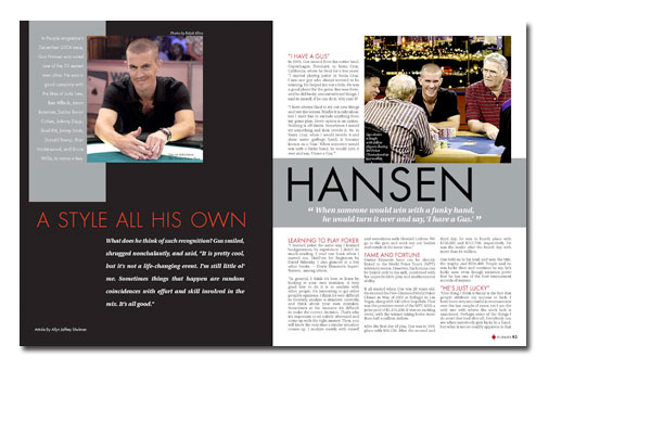 High Stakes Magazine Sample Layout